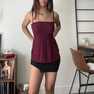 SHEIN‎ Mini Skirt Ribbed Knit Bodycon Black Casual Party S